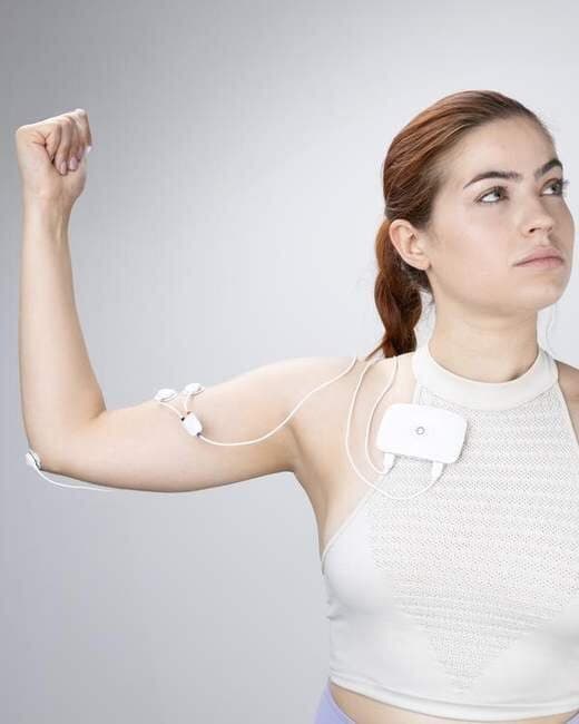 Kol üzerinde PLUX EMG sensörü